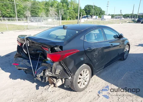 2014 Hyundai Elantra Se z USA, uszkodzony, nr VIN KMHDH4AE2EU066458